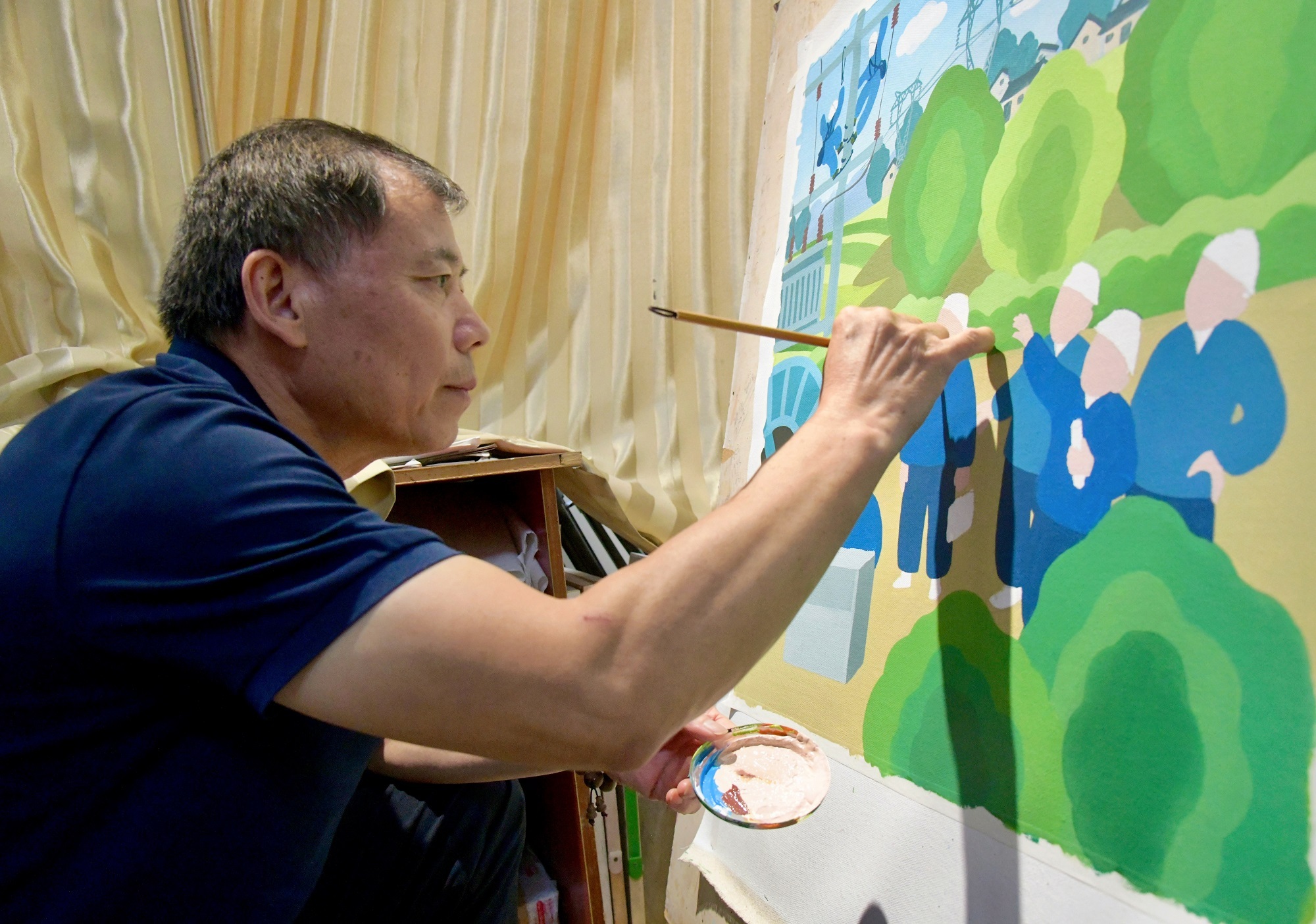 河南漯河:泥土里"长"出来的舞阳农民画